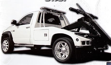 Tow truck from the Diesel Wheels HD Series catalog spread