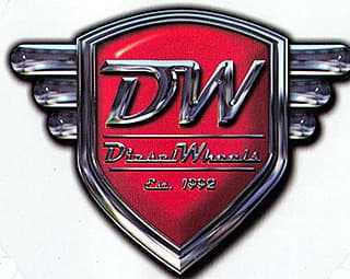 Diesel Wheels badge from the back cover of the catalog