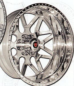 Direct Bolt On forged wheel rendering from the Diesel Wheels catalog