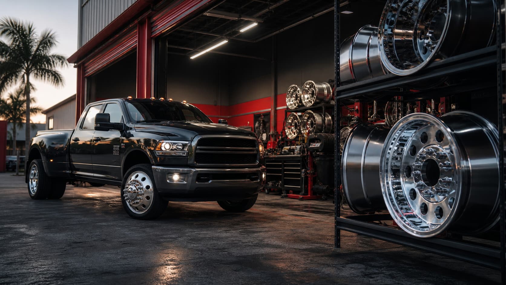 Miami custom wheel shop atmosphere image for Diesel Wheels